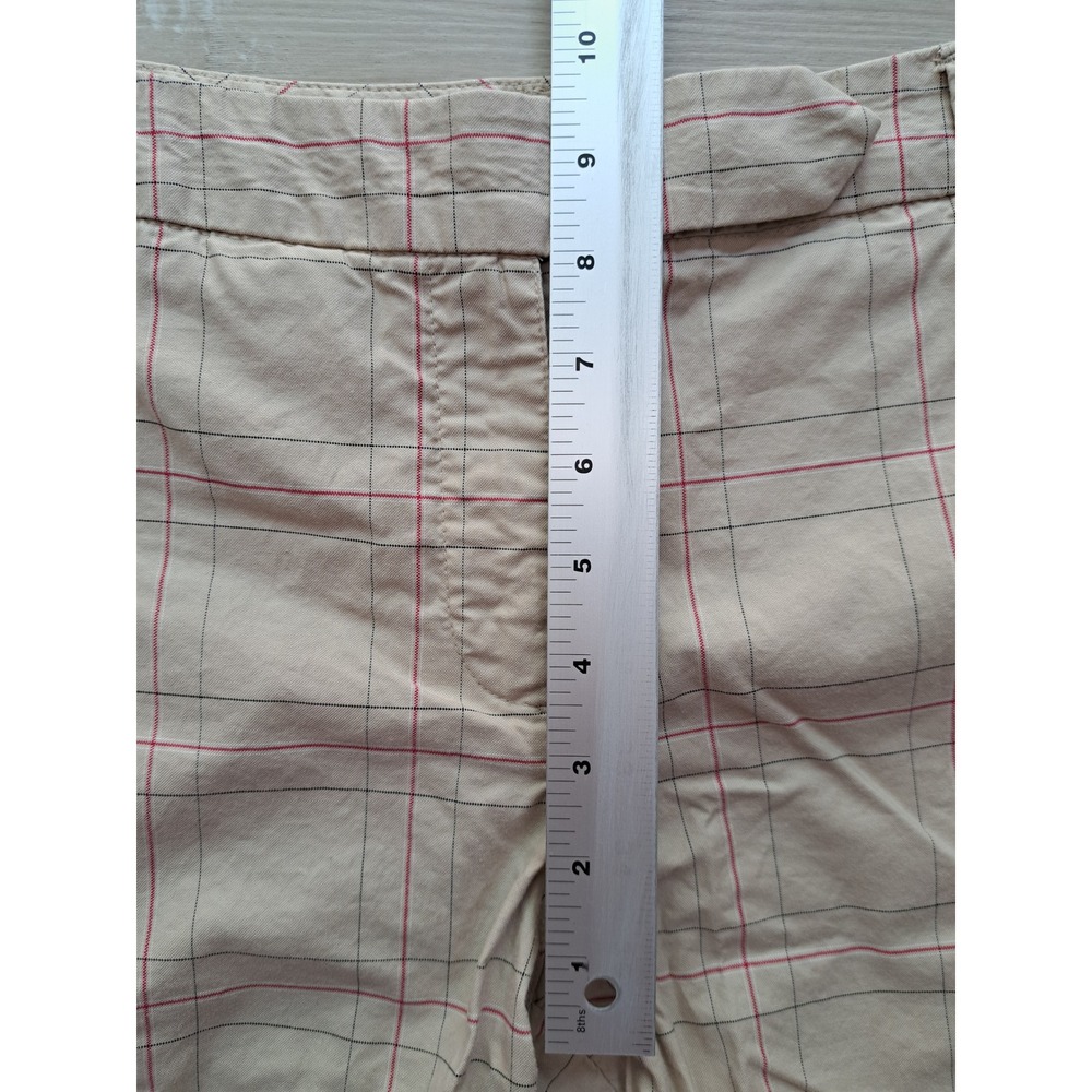 Lizgolf Audra Tan Plaid Golf Shorts Womens Windowpane Pattern size 4 - Picture 8 of 8
